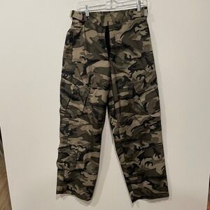 Athletic Works Camo Cargo Pants Mens‎ Small Green Casual Military Army
